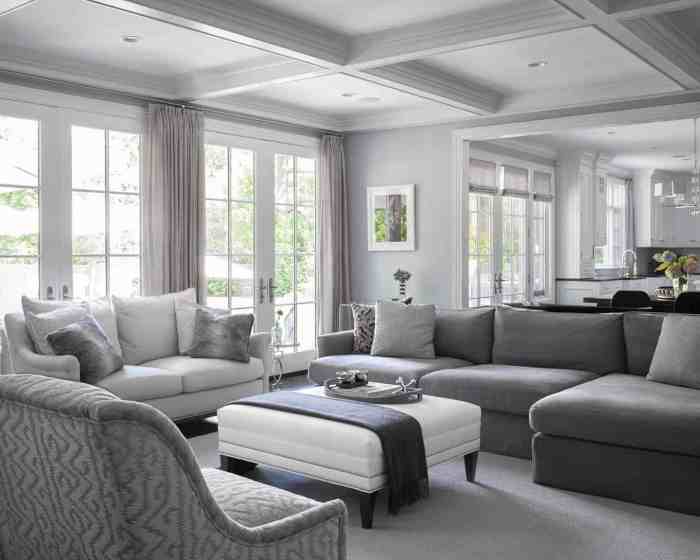 How to decorate living room with gray floors