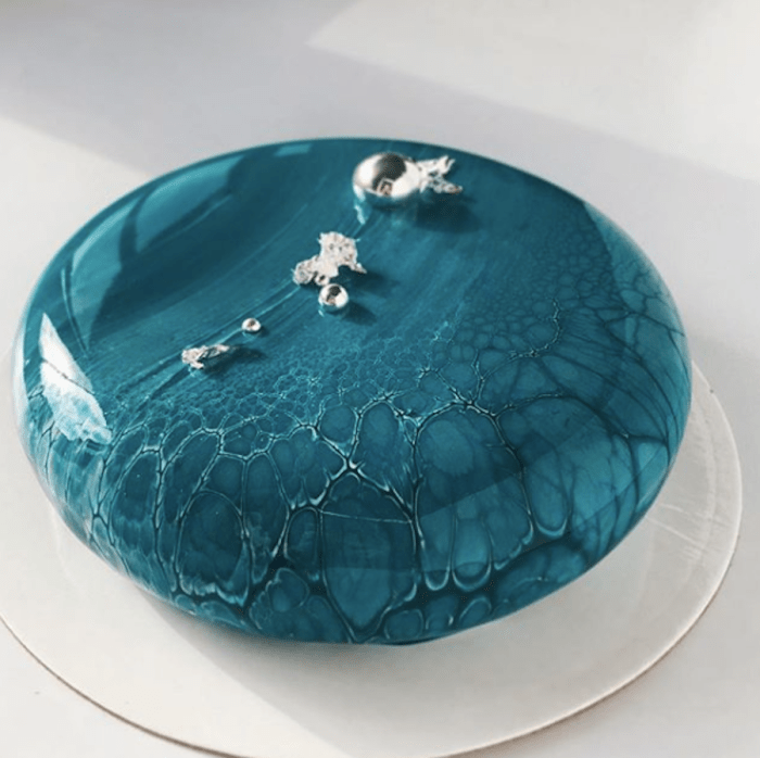 How to make mirror decoration for cake