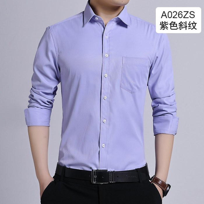 Men's dress shirts slim fit non iron