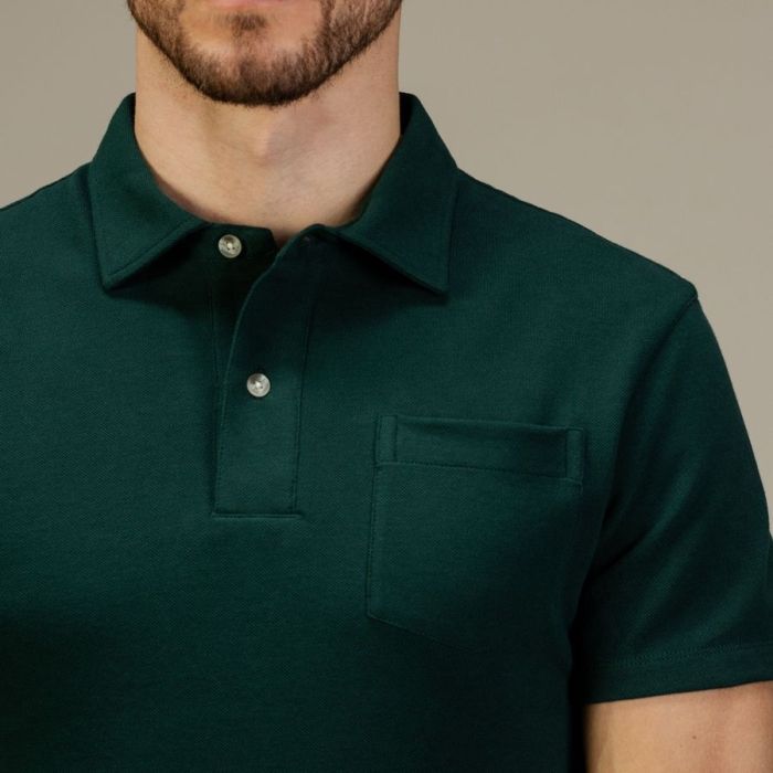 Emerald green men dress shirt